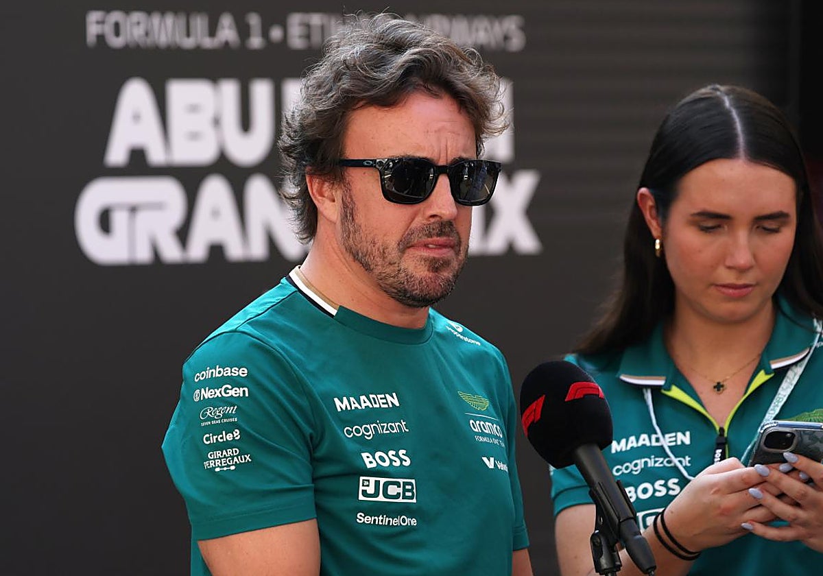Fernando Alonso, en Abu Dabi