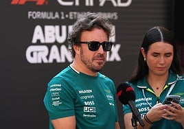 Fernando Alonso, en Abu Dabi