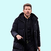 Diego Pablo Simeone, en San Mamés