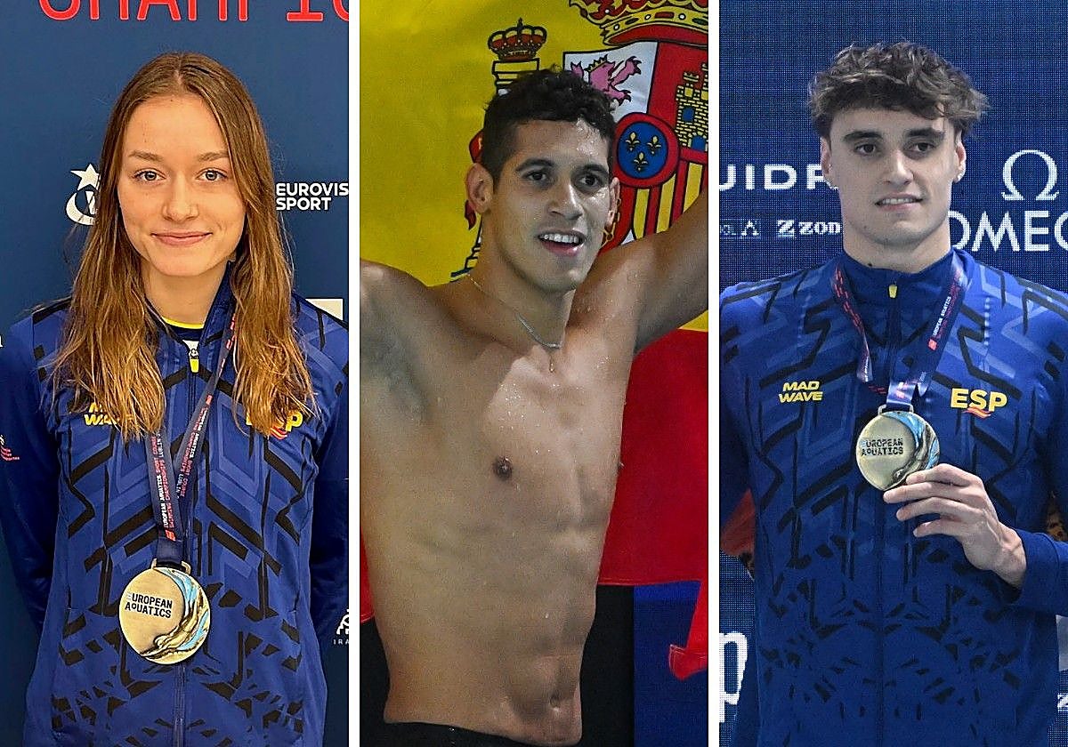La natación española reflota en piscina corta con tres ilusionantes oros
