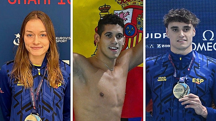 La natación española reflota en piscina corta con tres ilusionantes oros