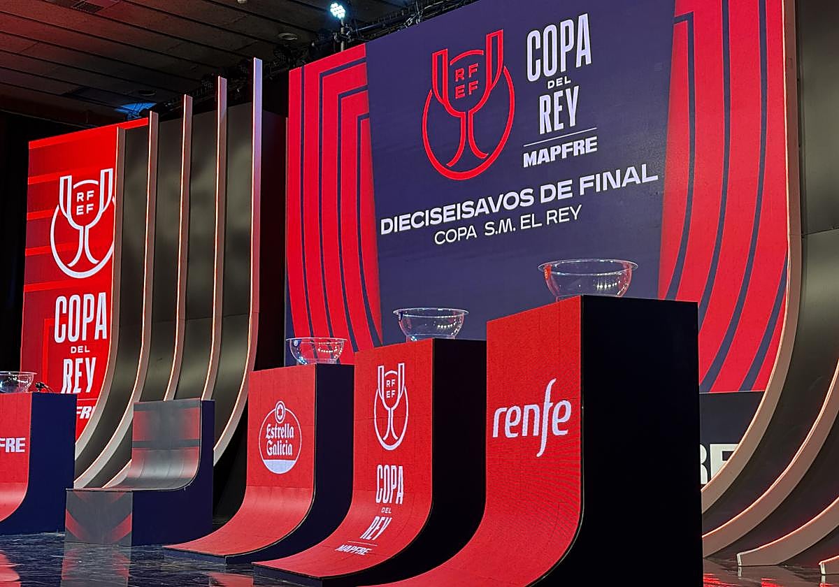 Cruces del sorteo de Copa del Rey: partidos, emparejamientos y horarios de los dieciseisavos de final