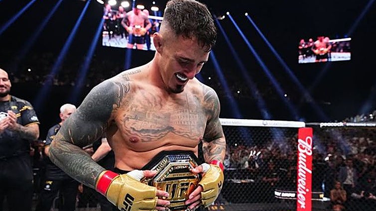 El campeón del peso pesado de la UFC señala a Ilia Topuria como peleador del 2025: «Es increíble...»