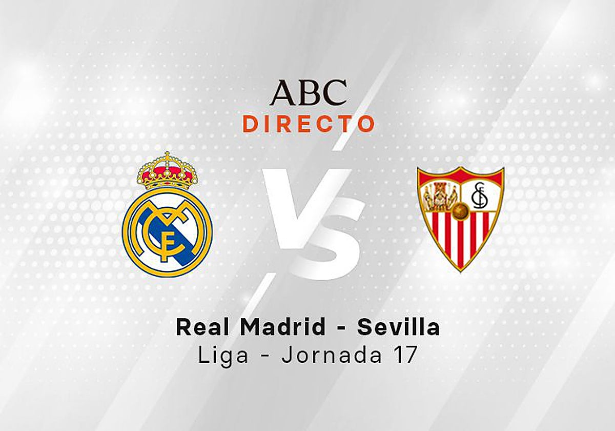 Estadísticas del Real Madrid - Sevilla de la jornada 17 de La Liga