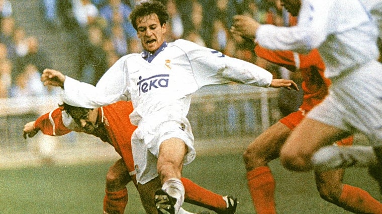 Alfonso durante sua passagem pelo Real Madrid