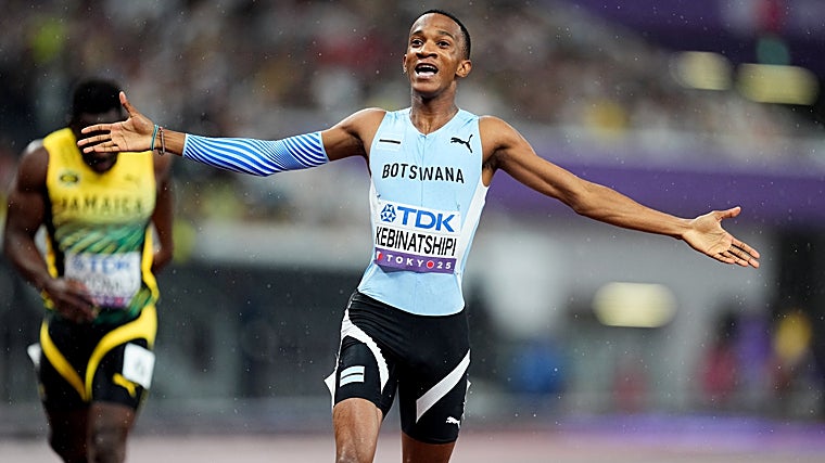 Kebanatshipi foi um dos primeiros a terminar