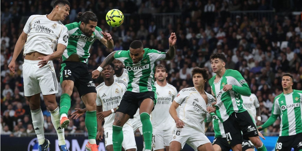 La racha visitante del Betis en LaLiga terminó en el Bernabéu