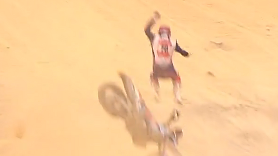 Una escalofriante caída deja a Arnau Lledó sin Dakar