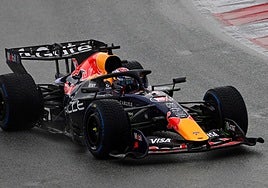 Verstappen, este martes en Montmeló