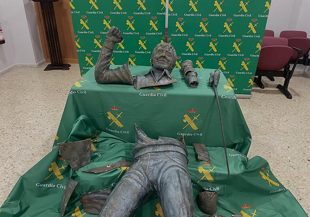 Detenidos otros dos jóvenes de 18 y 21 años por el robo de la estatua de Severiano Ballesteros