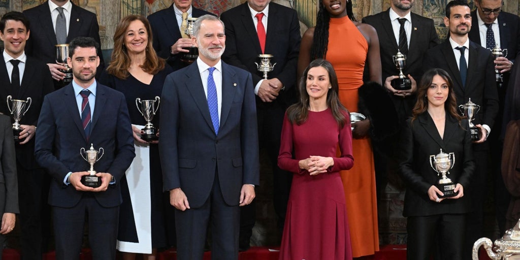 Rodri, Aitana Bonmatí, Álvaro Martín y María Pérez reciben los Premios Nacionales del Deporte