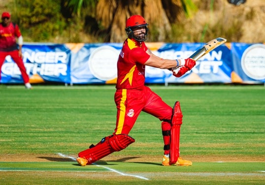 Un partido de la selección masculina de cricket.