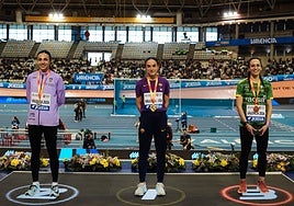 La sevillana Alba Borrero, oro de los 200 metros en el Campeonato de España Short Track