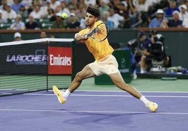 Alcaraz ya suma un pleno de 16 triunfos sin Ferrero: «Estoy encontrando el golpe perfecto»