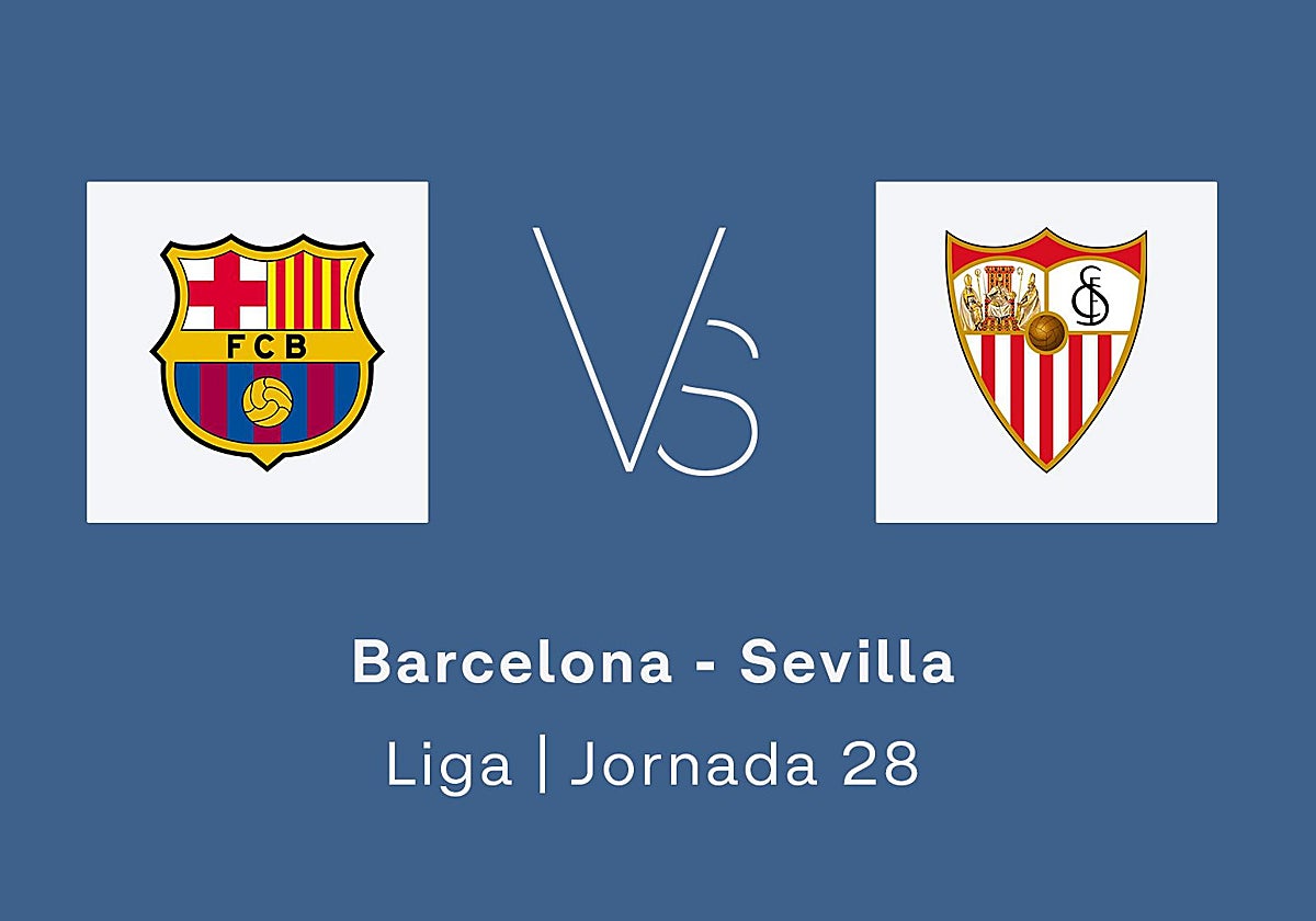 Estadísticas del Barcelona - Sevilla de la jornada 28 de la Liga