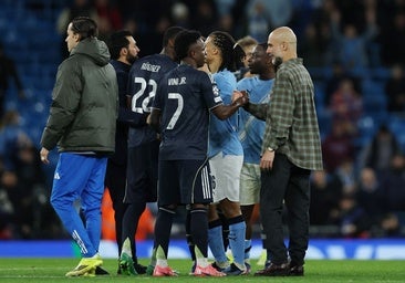 El inesperado choque Rudiger-Guardiola que acabó con un besito del técnico al aire
