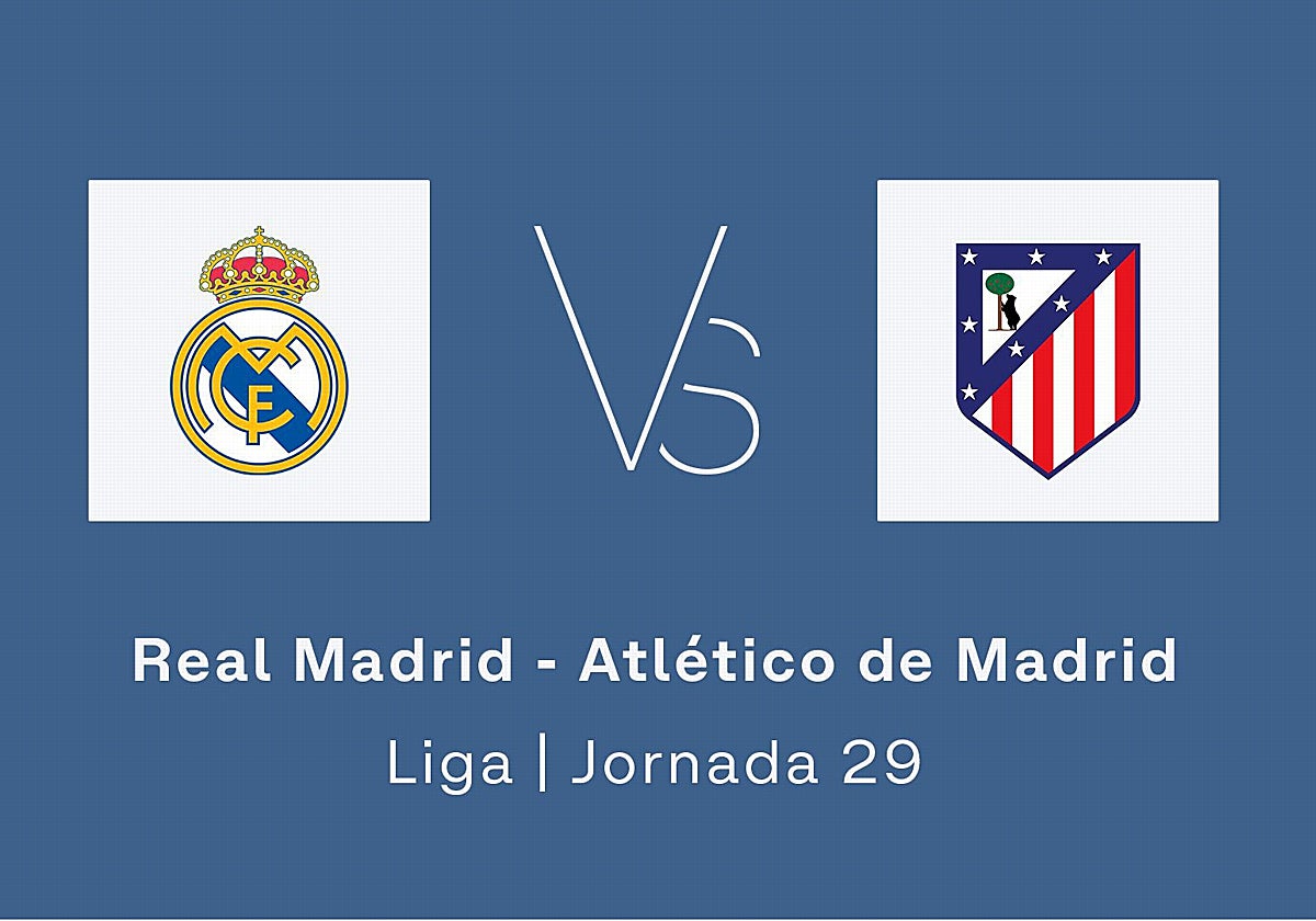 Estadísticas del Real Madrid - Atlético de la jornada 29 de la Liga