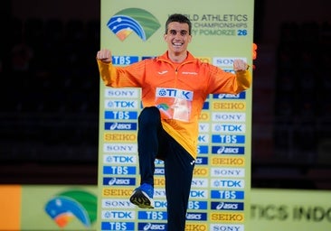 Mariano García, oro en 1.500: «Subí el ritmo poco a poco y fui destrozando a los rivales»