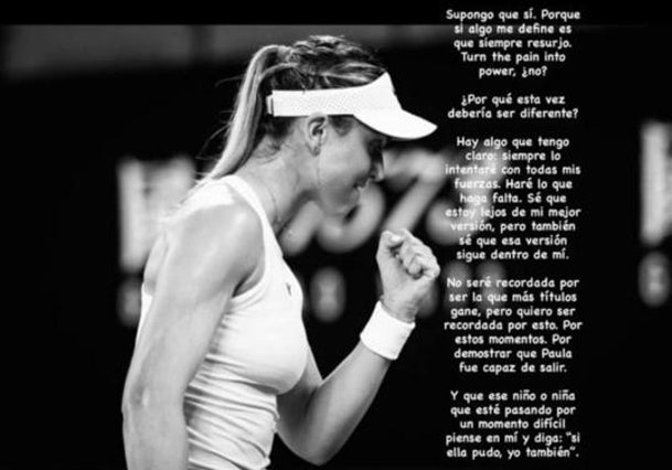 El angustioso grito de Paula Badosa: «Miedo, el puto miedo»