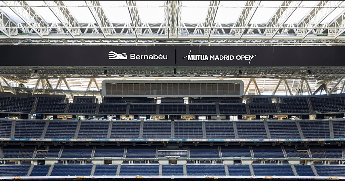 El Bernabéu abre sus puertas al tenis