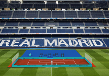 El Bernabéu se convertirá en una pista de tenis para el Mutua Madrid Open