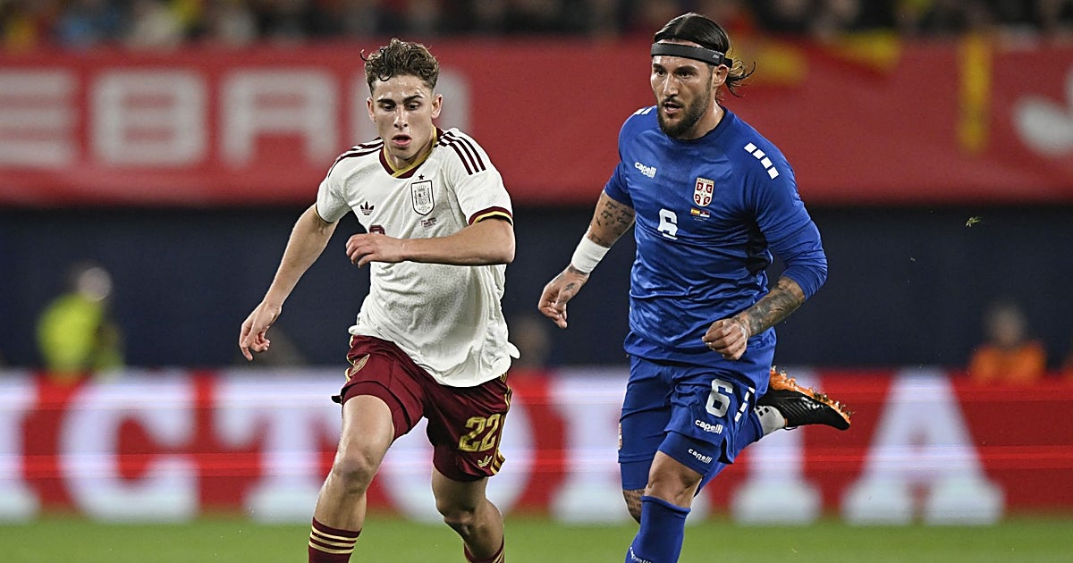 Una hora para Gudelj en la derrota de Serbia ante España