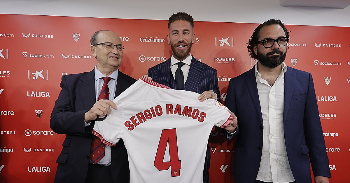 El curioso abrazo entre Sergio Ramos y Fabrice Pastor viendo Los Gitanos