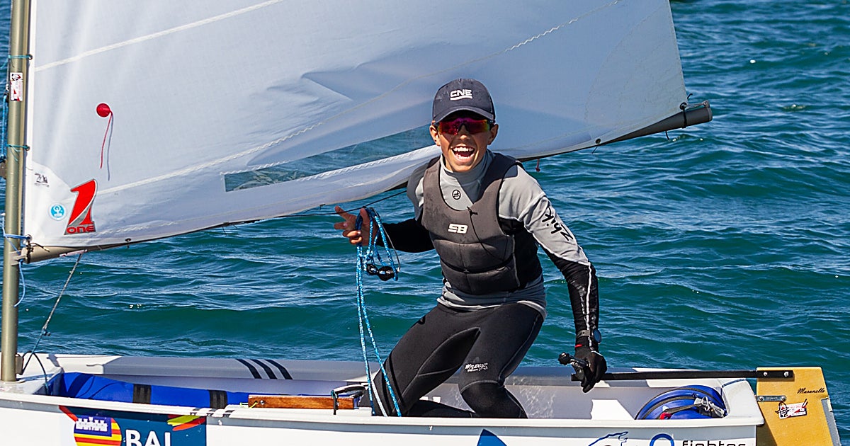 El balear Dani Capa se proclama campeón de España de Optimist en el Abra