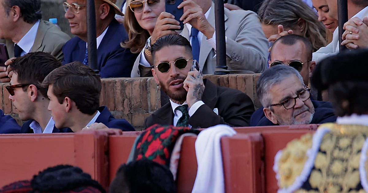 Sergio Ramos acude a la Maestranza mientras el Sevilla FC juega en Oviedo