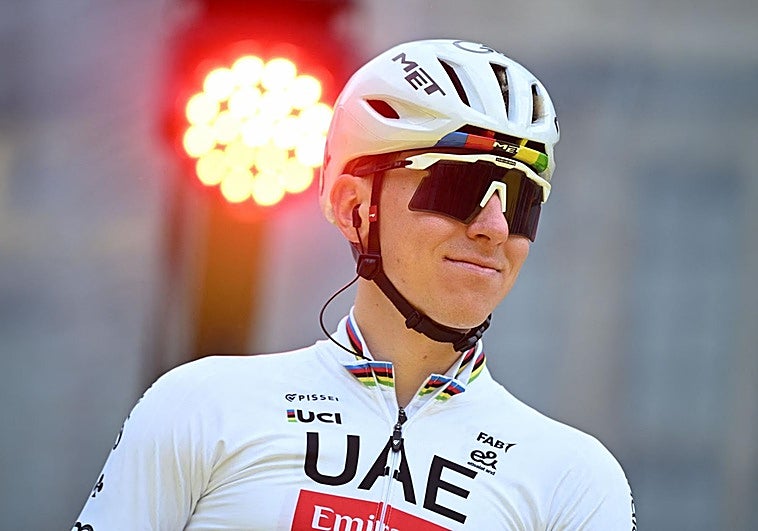 Tadej Pogacar, ganador del Tour de Flandes tras una carrera perfecta.