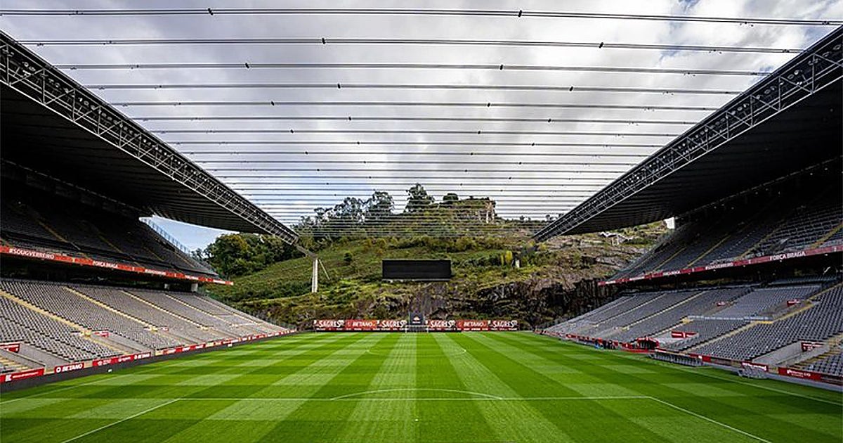 A Pedreira, el peculiar escenario del Braga - Betis