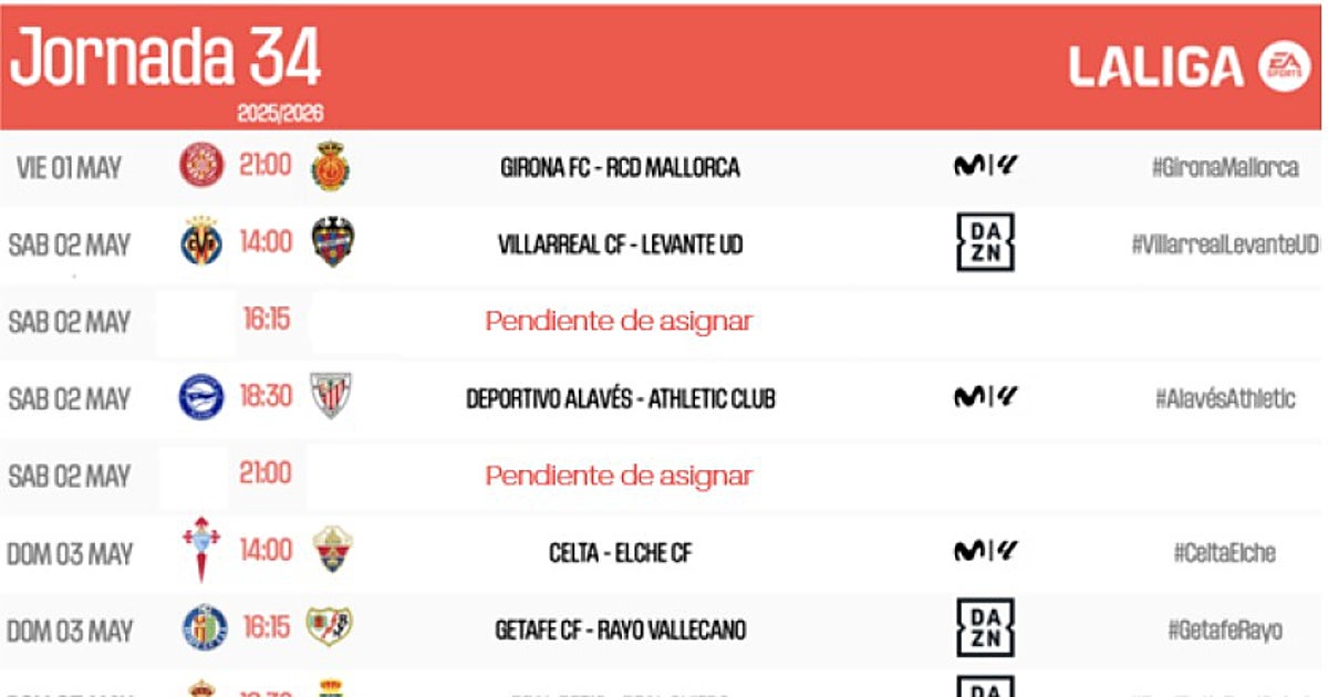 El Betis - Oviedo se disputará el domingo 3 de mayo a las 18.30