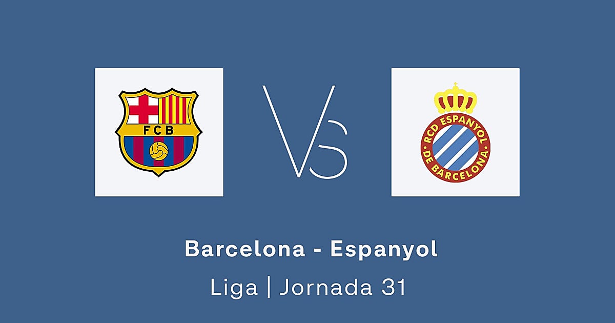 Barcelona - Espanyol en directo: resultado, ganador y goles del partido de la Liga hoy