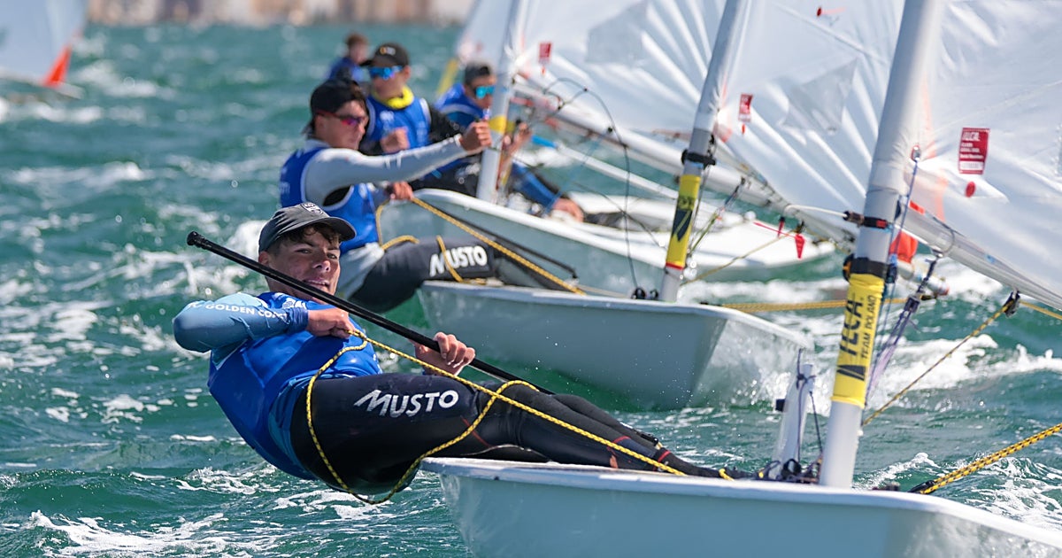 427 regatistas de 42 países participan en el Europeo de ILCA 4 en el Mar Menor