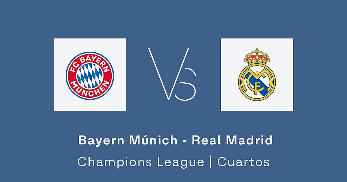 Bayern - Real Madrid en directo: resultado, ganador y goles del partido de la Champions League hoy