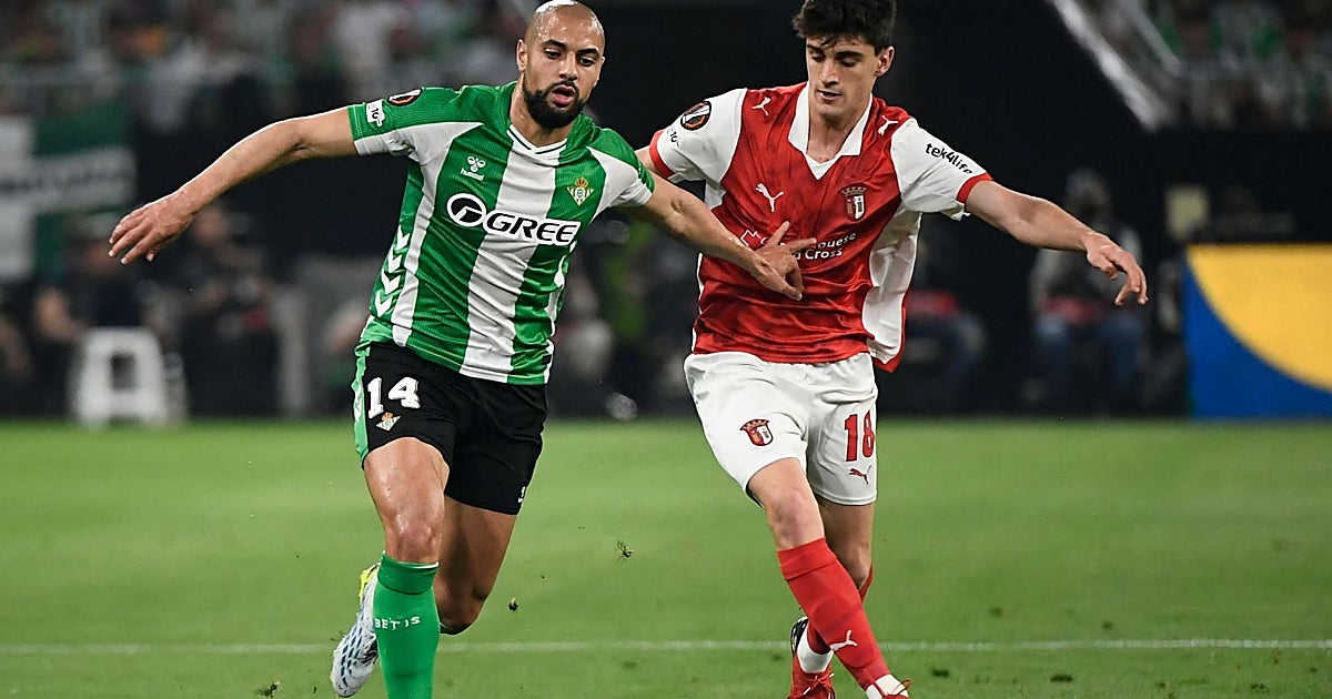 Betis - Braga, las estadísticas del partido