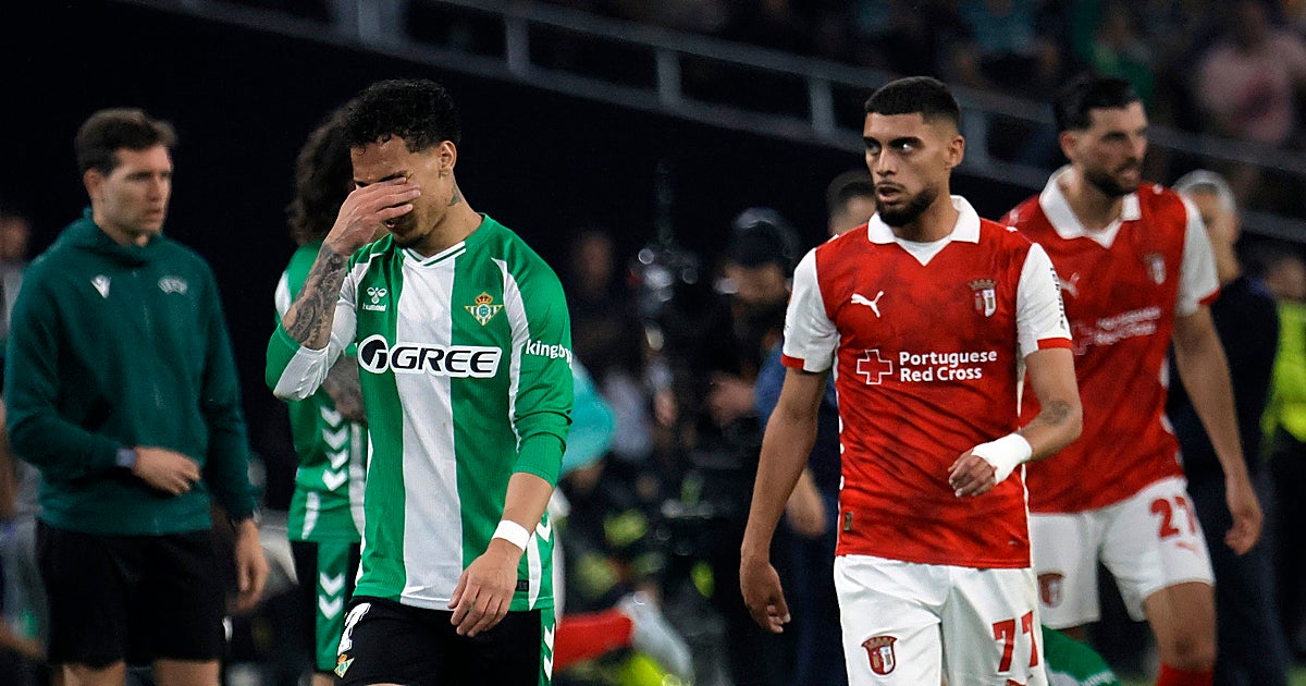 Betis - Braga: El Betis se pega un tiro en el pie y dice adiós a la Europa League (2-4)
