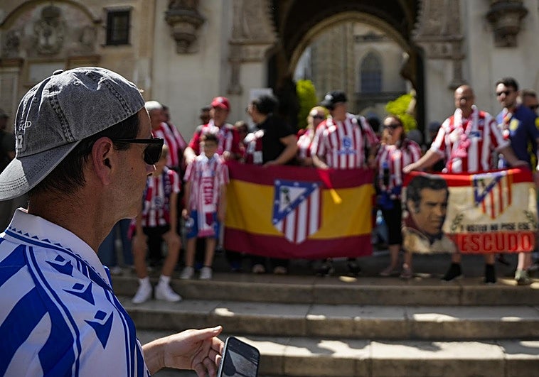 Fiesta realista y atlética en Sevilla en la final de la Copa 2026