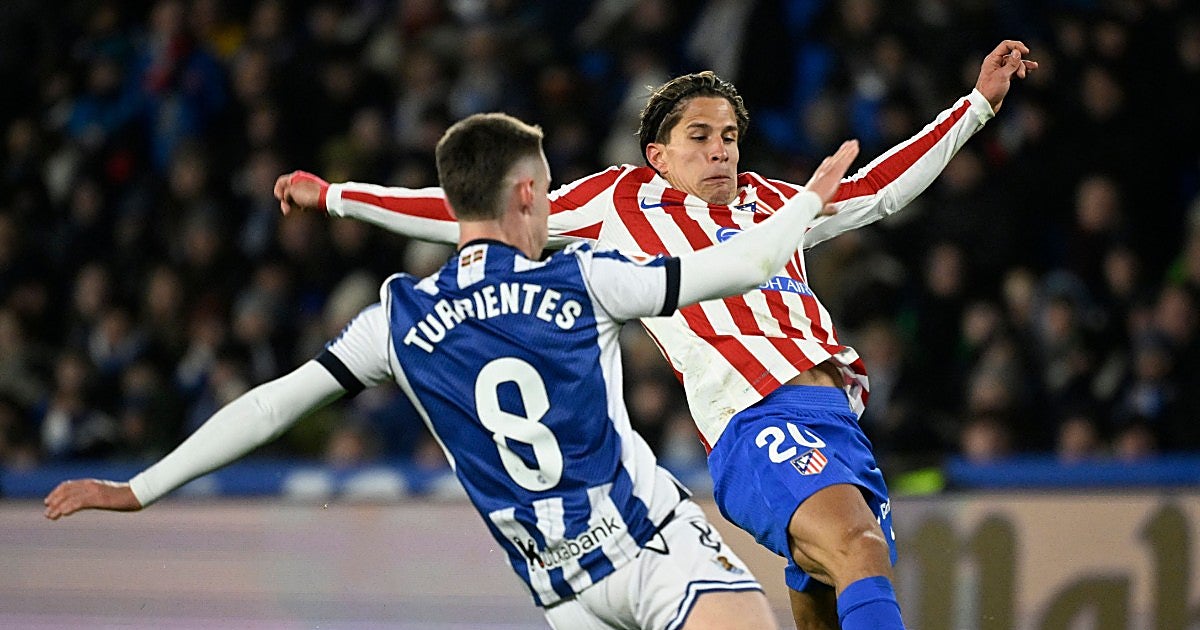 Alineación confirmada del Atlético de Madrid y la Real Sociedad en el partido de la final de la Copa del Rey