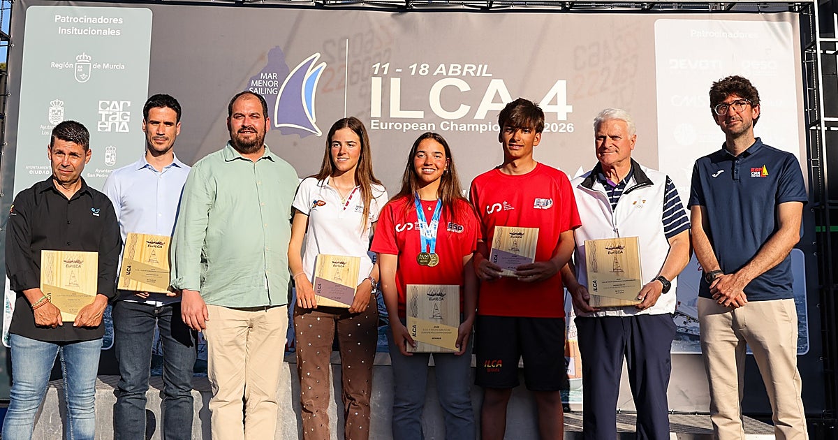 Marta Ferrando se proclama campeona europea Sub16 de ILCA 4 en el Mar Menor