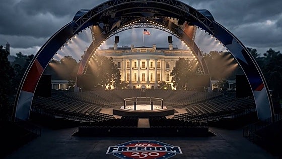 Así será la fiesta de la UFC en Washington: rueda de prensa en el Memorial a Lincoln y peleas en la Casa Blanca