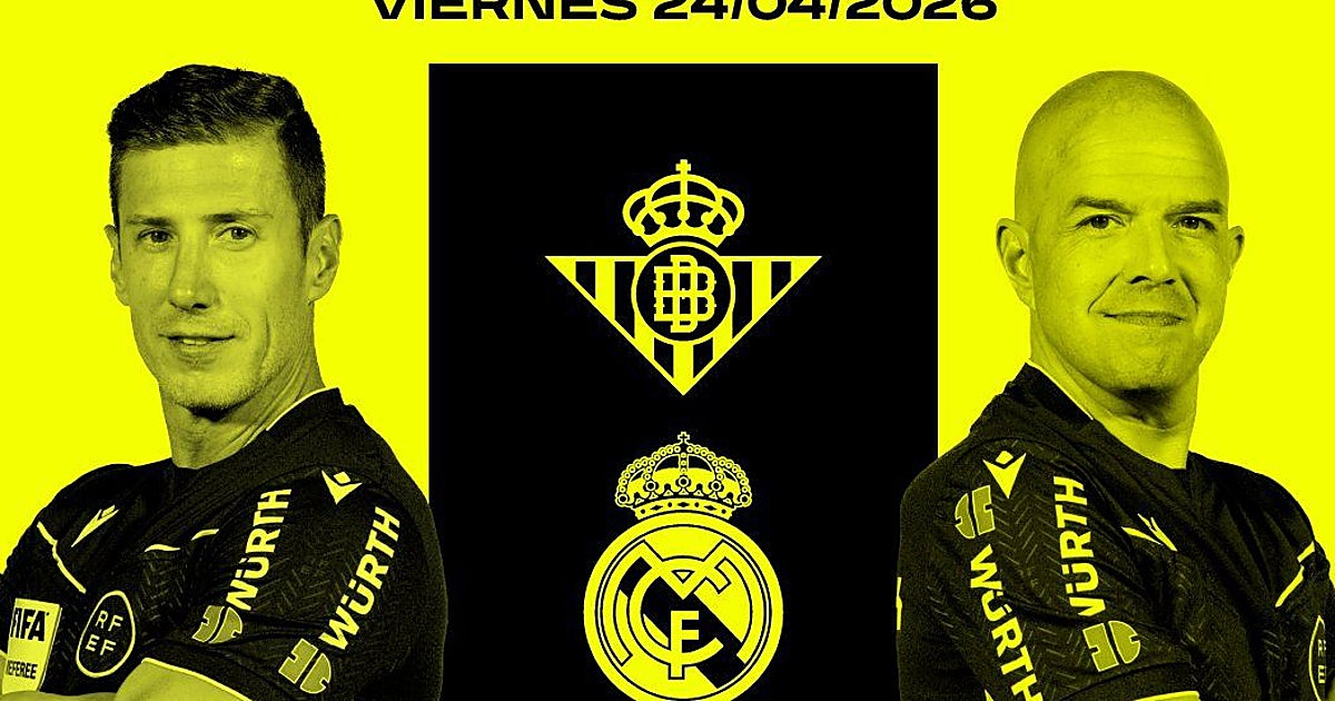 Soto Grado, el árbitro para el Real Betis - Real Madrid