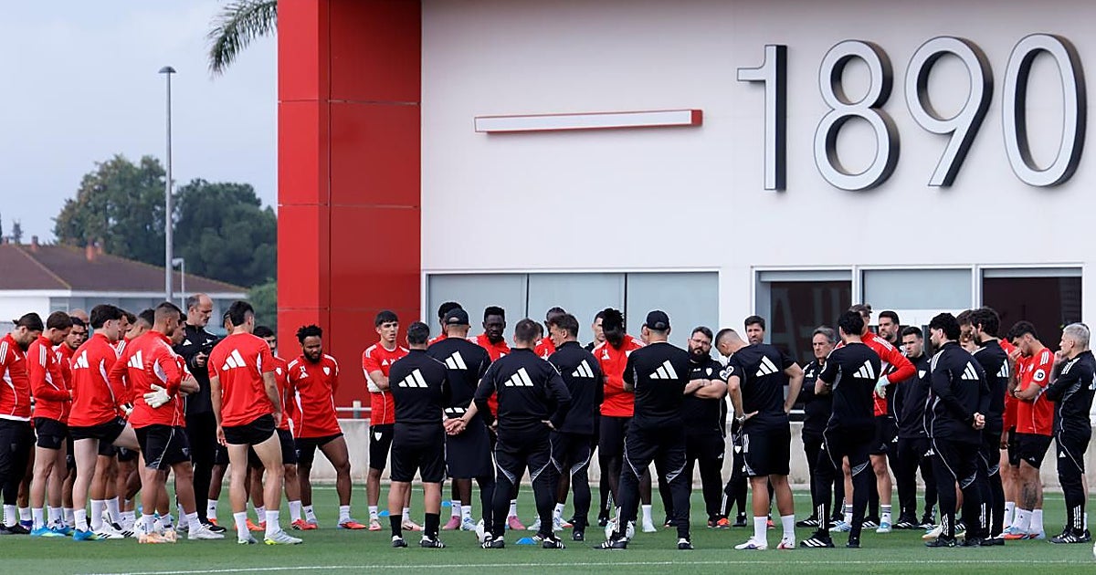 Última sesión de trabajo antes de partir hacia Pamplona para medirse con el Osasuna
