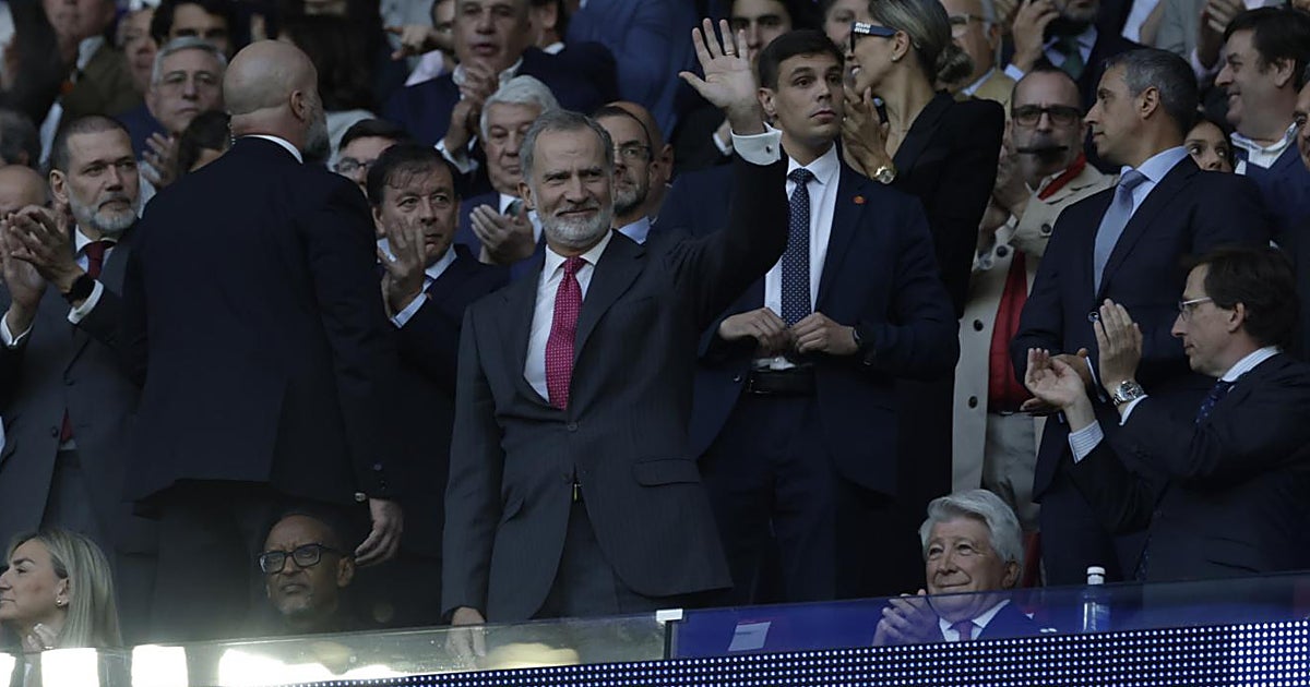 El Rey acude por sorpresa al Metropolitano para animar al Atlético