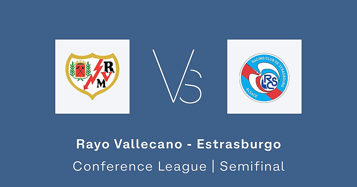 Rayo - Estrasburgo: estadísticas de la ida de la semifinal de la Conference