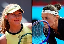 Andreeva y Kostyuk, una final de fuego y hielo en la Caja Mágica