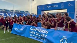 Alcobendas, campeón de la Copa del Rey de rugby al vencer por un punto al Cisneros