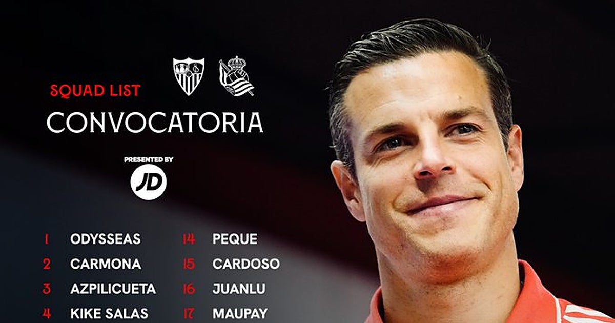 Nico Guillén, novedad en una lista del Sevilla con 26 jugadores para recibir a la Real Sociedad