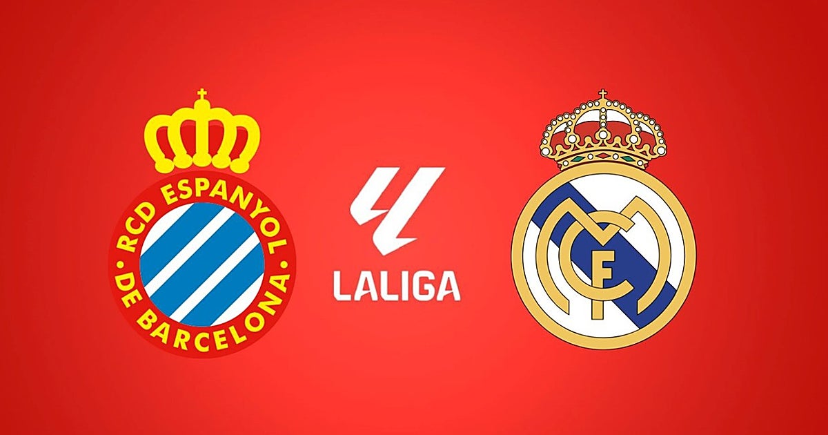 Espanyol - Real Madrid, en directo: partido de la jornada 34 de LaLiga hoy