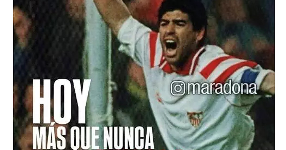 Maradona también empuja desde el cielo para salvar al Sevilla FC